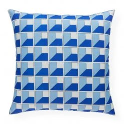 Jonathan Adler UK Torino Reversible Ribbons/Windows Outdoor Cushion New