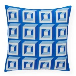 Jonathan Adler UK New Torino Reversible Grid/Circuit Outdoor Cushion