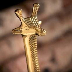 Jonathan Adler UK Brass Giraffe Andirons The Kingdom