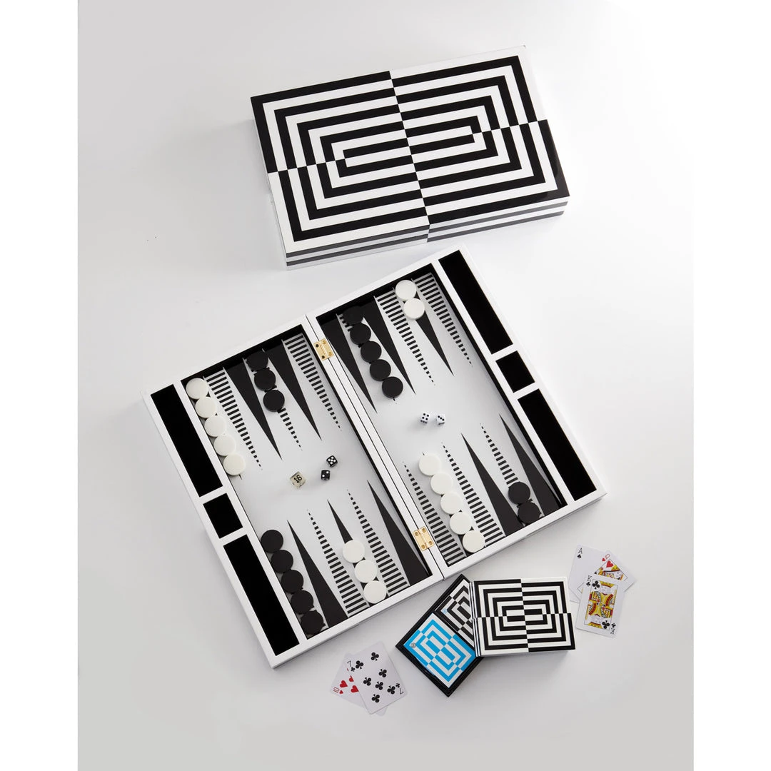 Jonathan Adler UK Op Art Lacquer Card Set Décor