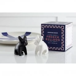 Jonathan Adler UK French Bulldog Salt & Pepper Set Dining