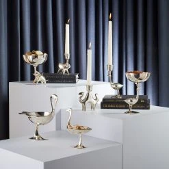 Jonathan Adler UK Silver-Plated Camel Candle Holder The Kingdom