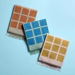 Jonathan Adler UK Squares Baby Alpaca Throw Décor