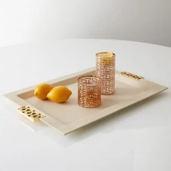 Jonathan Adler UK Milano Leather Tray Décor