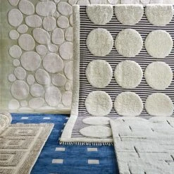 Jonathan Adler UK Small Squares Hand-Knotted Rug New