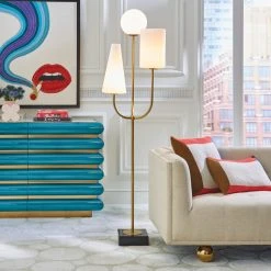 Jonathan Adler UK Perimeter Cashmere Knit Square Cushion