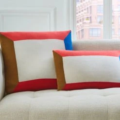 Jonathan Adler UK Perimeter Cashmere Knit Square Cushion