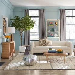 Jonathan Adler UK Buenos Aires Square Pedestal Accent Table Furniture