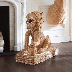 Jonathan Adler UK New Wicker Foo Dog