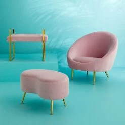 Jonathan Adler UK Furniture Kidney Ottoman