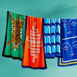 Jonathan Adler UK Bath Tiger Beach Towel