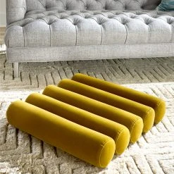 Jonathan Adler UK Channeled Velvet Floor Cushion