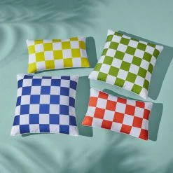 Jonathan Adler UK New Checkerboard Rectangle Outdoor Cushion