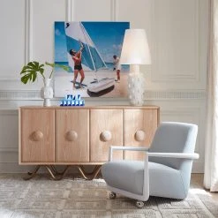 Jonathan Adler UK Slim Aarons "Boating In Antigua" Photograph