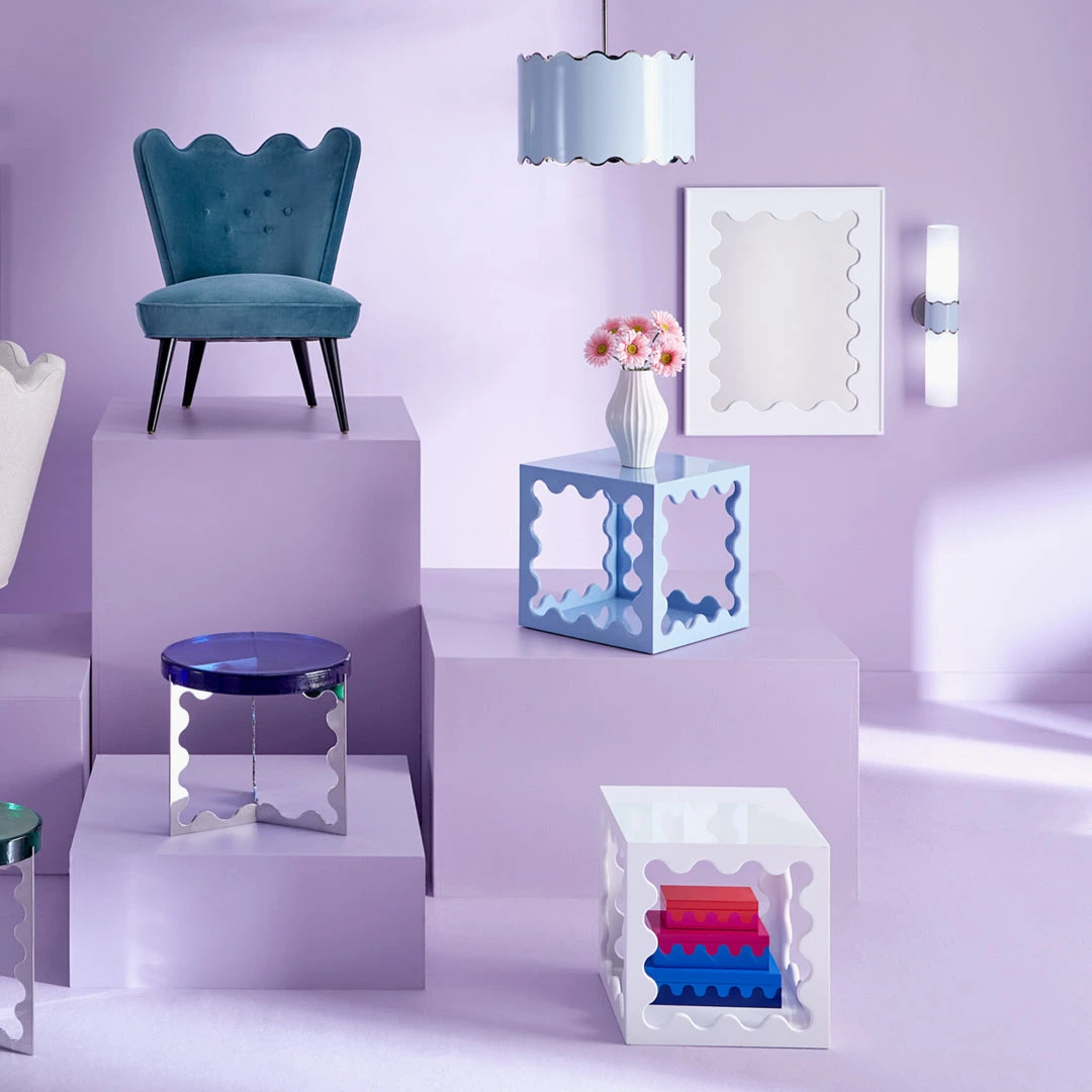 Jonathan Adler UK Ripple Lacquer Mirror Décor