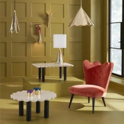Jonathan Adler UK Lighting Brass Ripple Table Lamp