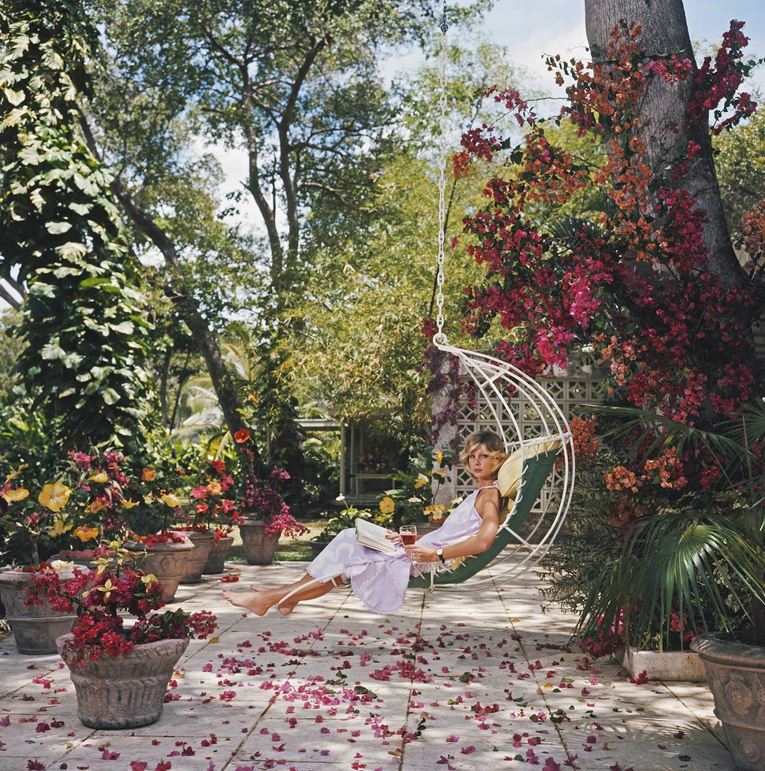 Jonathan Adler UK Slim Aarons "Ava Marshall" Photograph Art