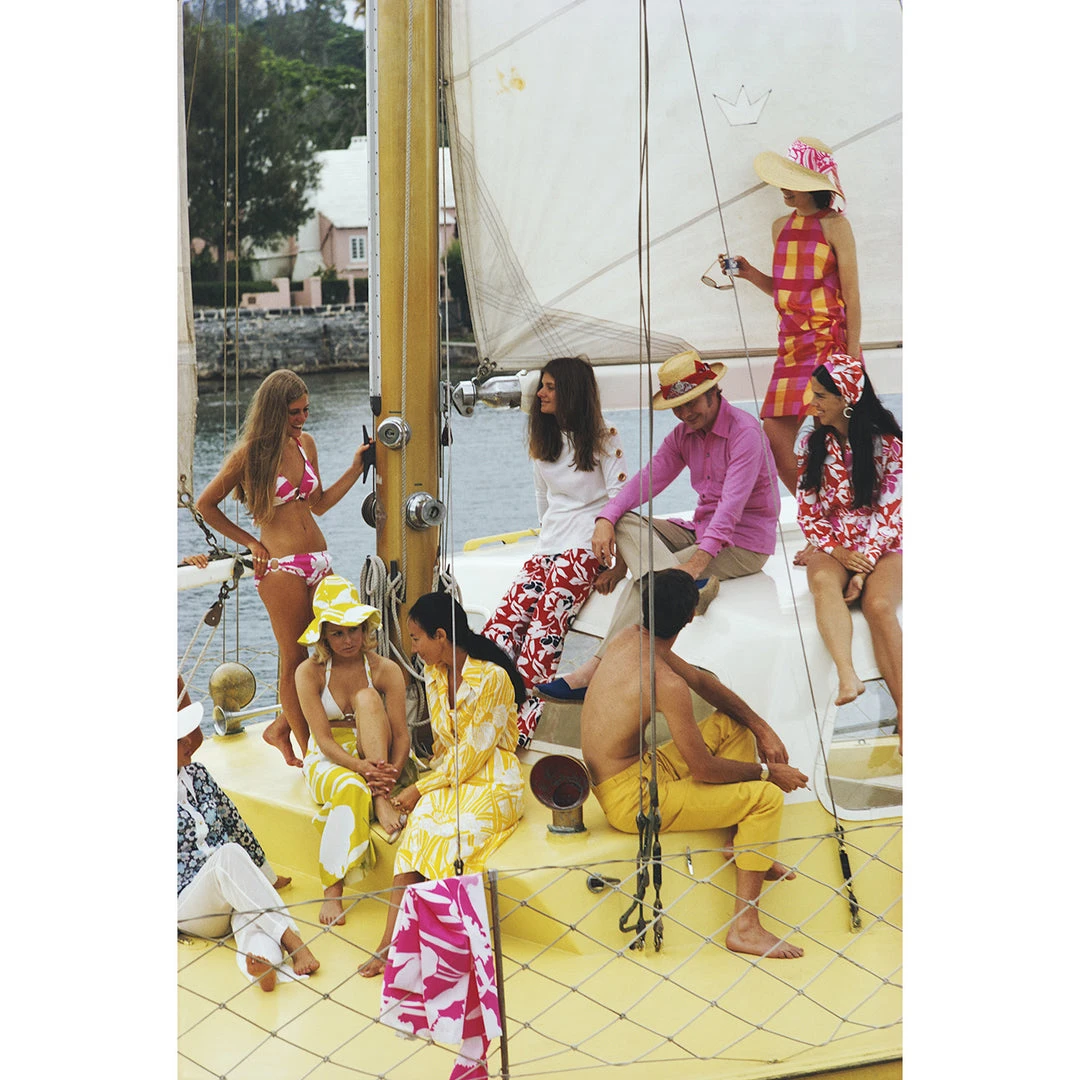 Jonathan Adler UK Slim Aarons "Colourful Crew" Photograph
