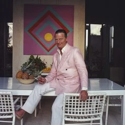 Jonathan Adler UK Art Slim Aarons "David Nightingale Hicks" Photograph