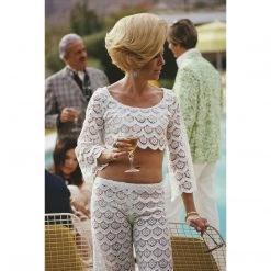 Jonathan Adler UK Slim Aarons "Helen Dzo Dzo Kaptur" Photograph Art