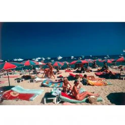Jonathan Adler UK Art Slim Aarons "Beach At St. Tropez" Photograph