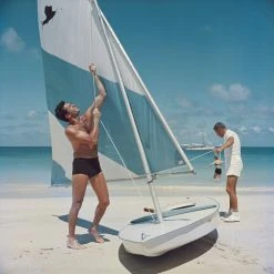 Jonathan Adler UK Slim Aarons "Boating In Antigua" Photograph