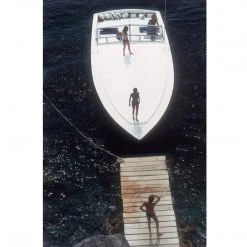 Jonathan Adler UK Art Slim Aarons "Speedboat Landing " Photograph