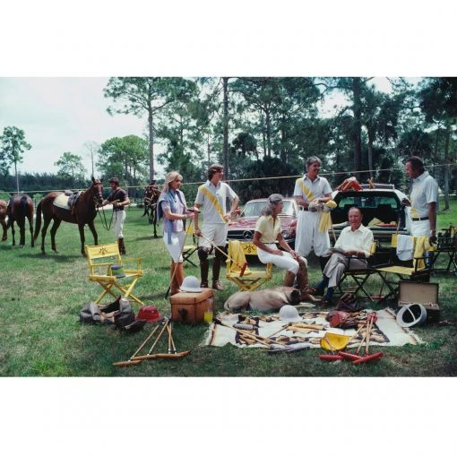 Jonathan Adler UK Slim Aarons "Polo Party" Photograph