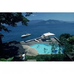 Jonathan Adler UK Art Slim Aarons "Pool By The Sea" Photograph