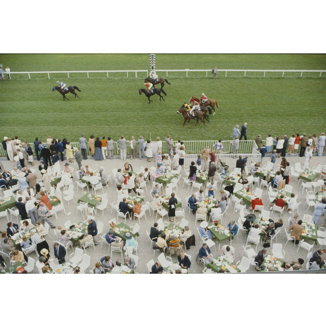 Jonathan Adler UK Slim Aarons "Racing At Baden Baden" Photograph Art
