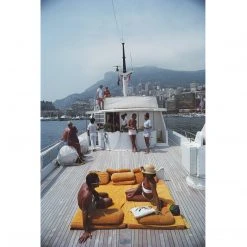 Jonathan Adler UK Slim Aarons "Scotti's Yacht" Photograph Art