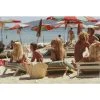 Jonathan Adler UK Art Slim Aarons "Saint Tropez Beach" Photograph