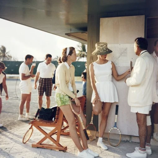Jonathan Adler UK Slim Aarons "Tennis In The Bahamas" Photograph Art