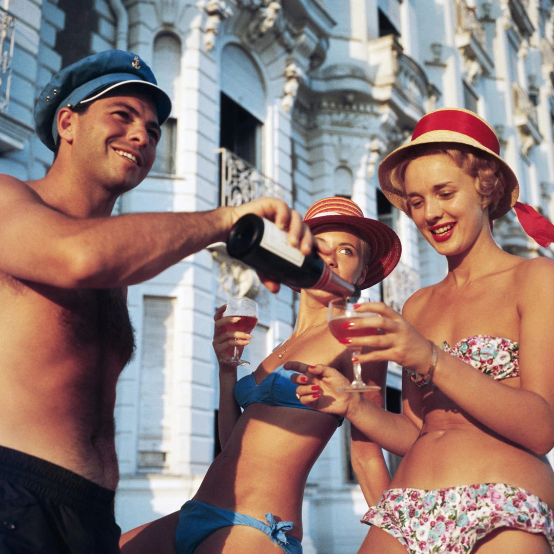Jonathan Adler UK Slim Aarons "Top Up?" Photograph Art