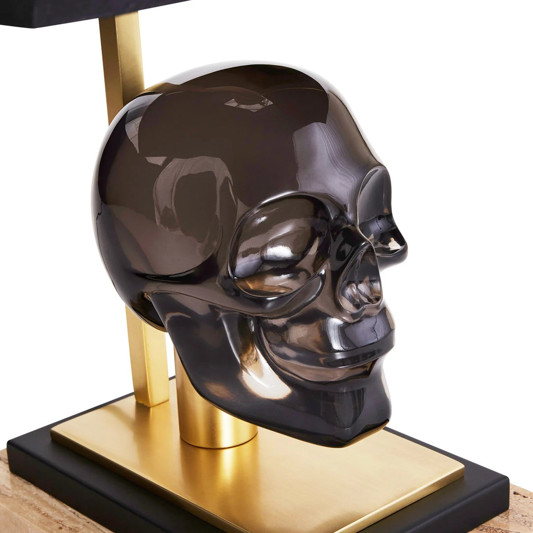 Jonathan Adler UK Skull Table Lamp New