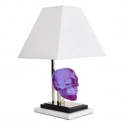 Jonathan Adler UK Skull Table Lamp New
