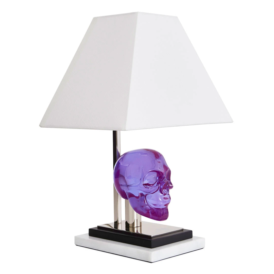 Jonathan Adler UK Skull Table Lamp New