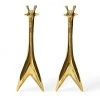Jonathan Adler UK Brass Giraffe Andirons The Kingdom