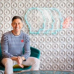 Jonathan Adler UK YELLOWPOP X Jonathan Adler Atlas Long, LED Neon Sign