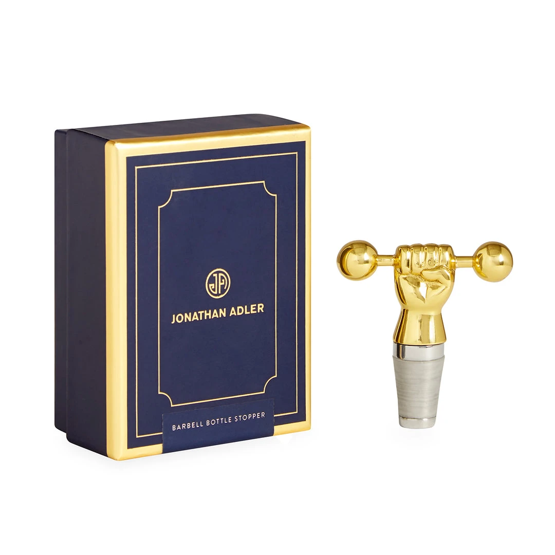 Jonathan Adler UK Barbell Bottle Stopper