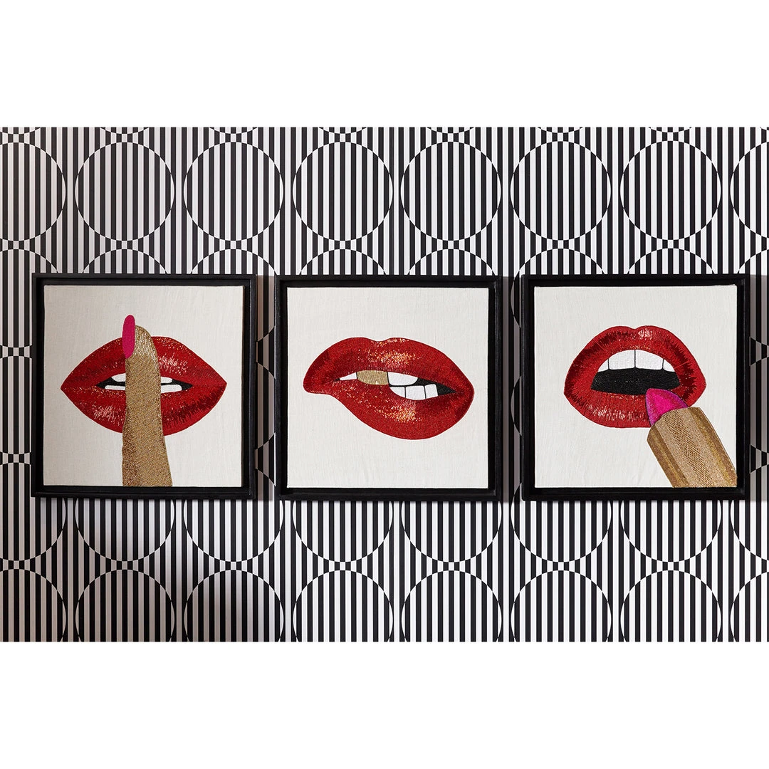 Jonathan Adler UK Lipstick Beaded Wall Art