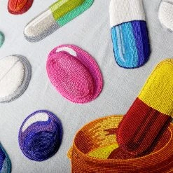 Jonathan Adler UK Happy Pills Beaded Wall Art Décor