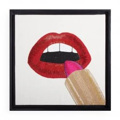 Jonathan Adler UK Lipstick Beaded Wall Art