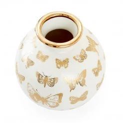 Jonathan Adler UK Botanist Round Butterfly Vase