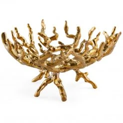 Jonathan Adler UK Brass Coral Bowl New