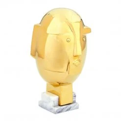 Jonathan Adler UK Medium Metropolis Brass Sculpture Décor