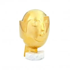 Jonathan Adler UK Small Metropolis Brass Sculpture Décor