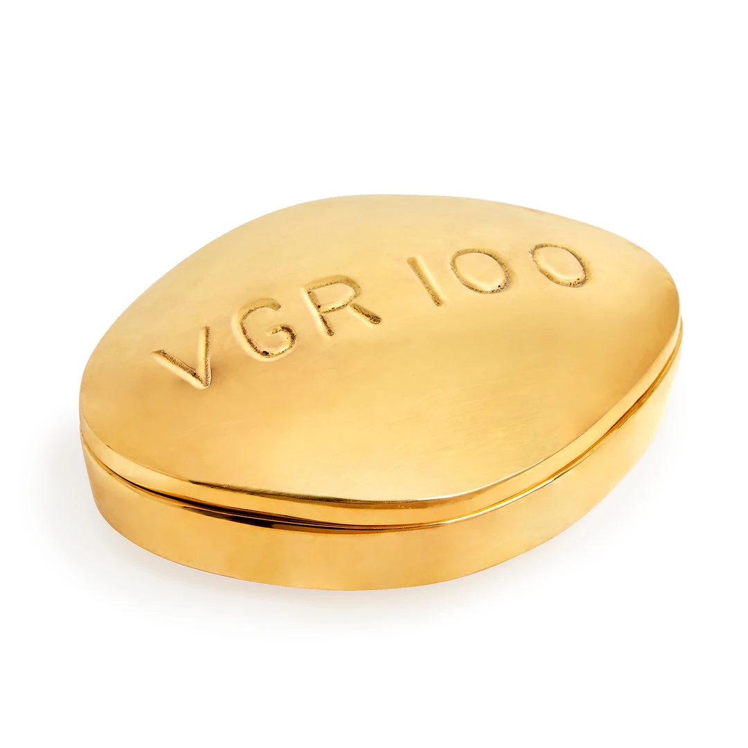 Jonathan Adler UK Viagra Brass Pill Box Counterculture