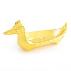 Jonathan Adler UK Brass Dachshund Ring Bowl