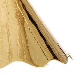 Jonathan Adler UK Large Brass Ripple Pendant Lighting